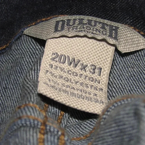 DULUTH TRADING Co. Dark Wash Women’s Jeans Size 20 - Picture 5 of 5